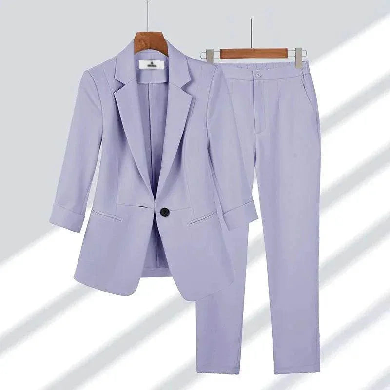 2pc Blazer & Pants Set – Office Chic, Street Cool - ZA-Zola