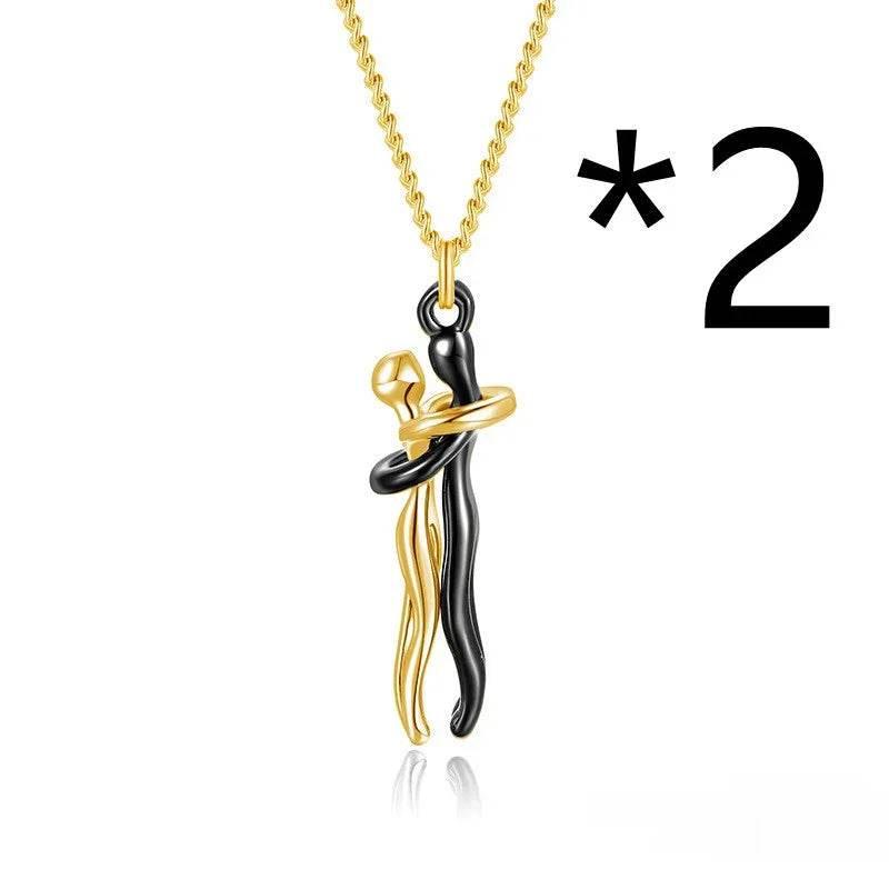 Affectionate Hug Necklace – Perfect Couple's Gift - ZA-Zola