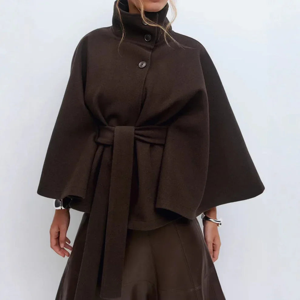Batwing Sleeve Trench Coat Women Winter Style - ZA-Zola