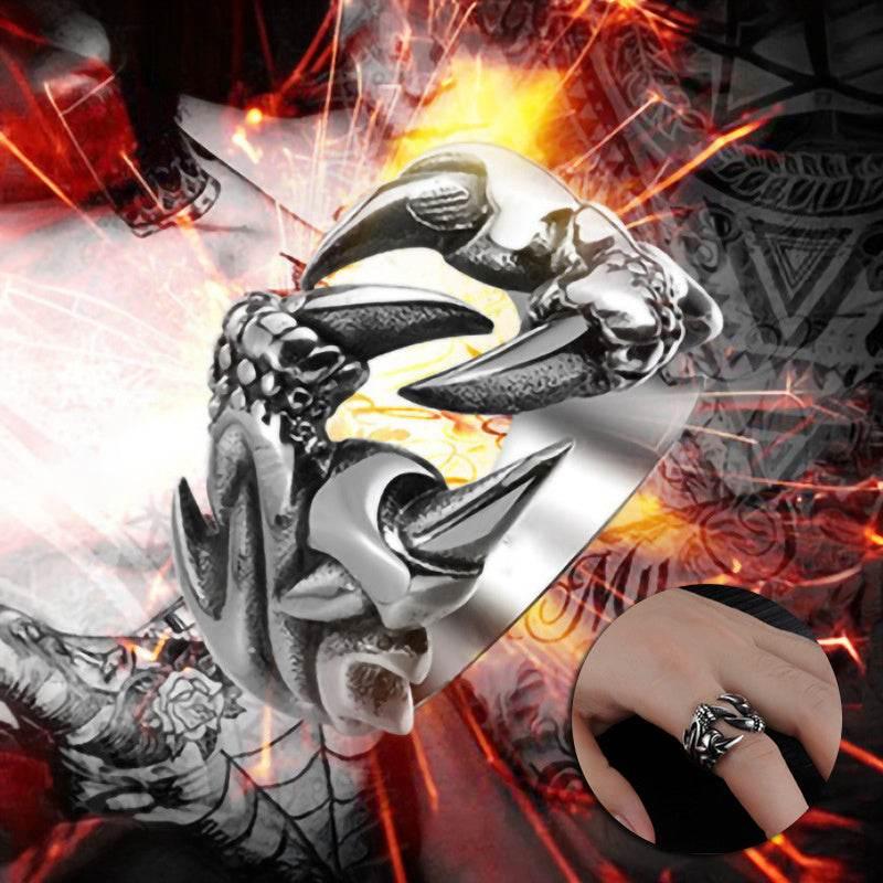 ZA-Zola Men's Dragon Claw Ring - ZA-Zola