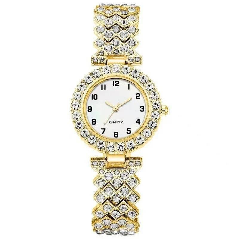 Luxury Women’s Watch & Bracelet Set - Quartz Style - ZA-Zola
