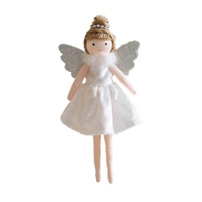 Christmas Angel Pendant Flannel Ankle-Tied Girl Ornament - ZA-Zola