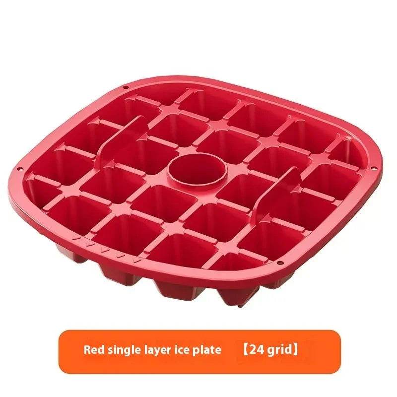 Portable 48-Grid Ice Tray & Bucket – 2L Capacity - ZA-Zola