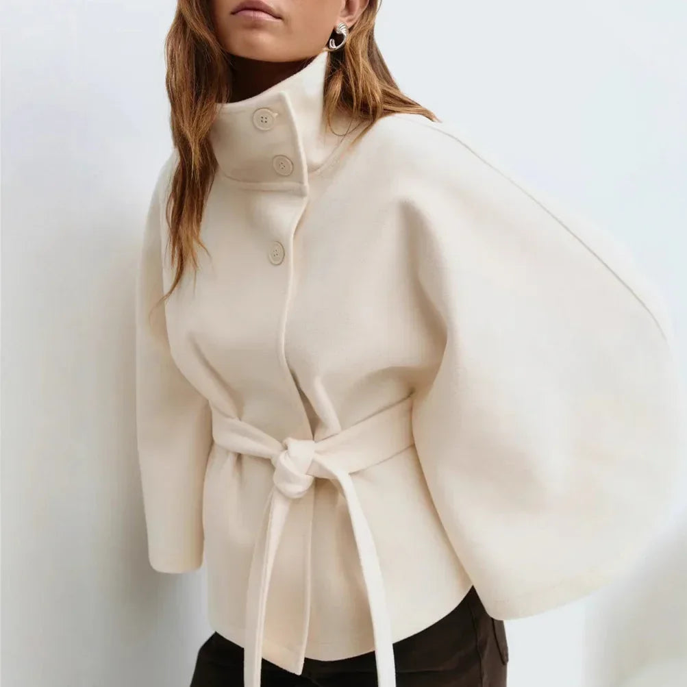 Batwing Sleeve Trench Coat Women Winter Style - ZA-Zola