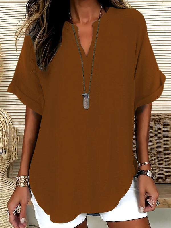 Ice Silk Batwing Summer Casual Shirt | Women Loose