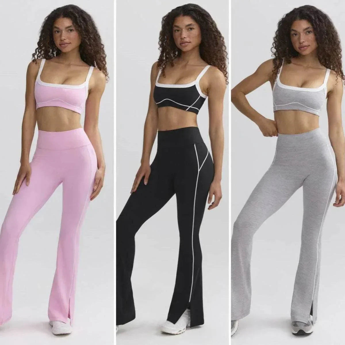 Nude Feel High Elastic Yoga Bra & Pants Set - ZA-Zola