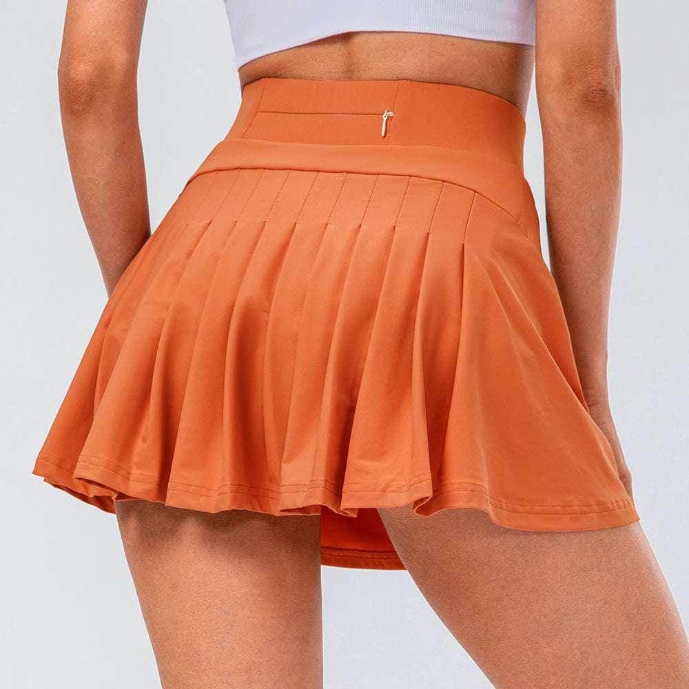 High-Quality Tennis Skirt with Zipped Pocket - Women - ZA-Zola