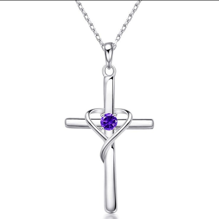 Diamond Cross Necklace for Women | Easter Jewelry