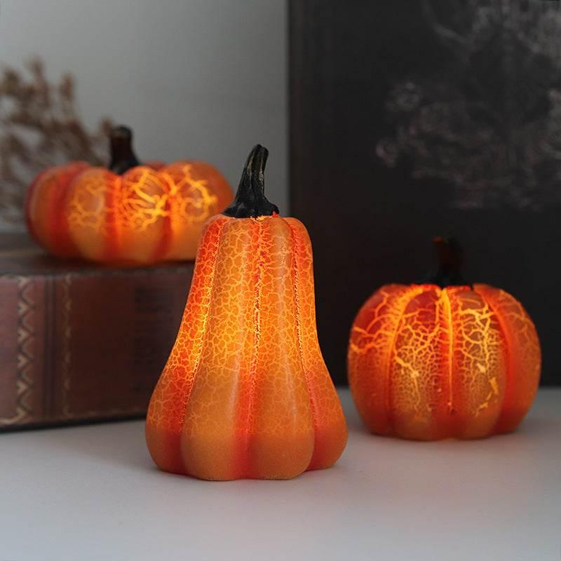 ZA-Zola Halloween Pumpkin Lantern LED Candle Lamp - ZA-Zola