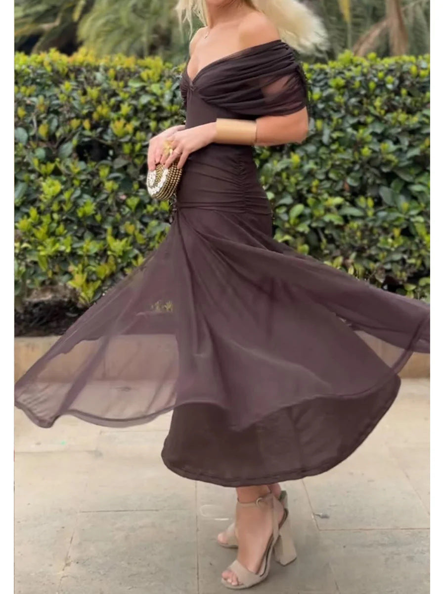 Fashion Cool Casual Dress All Colors Solid Print Options Women