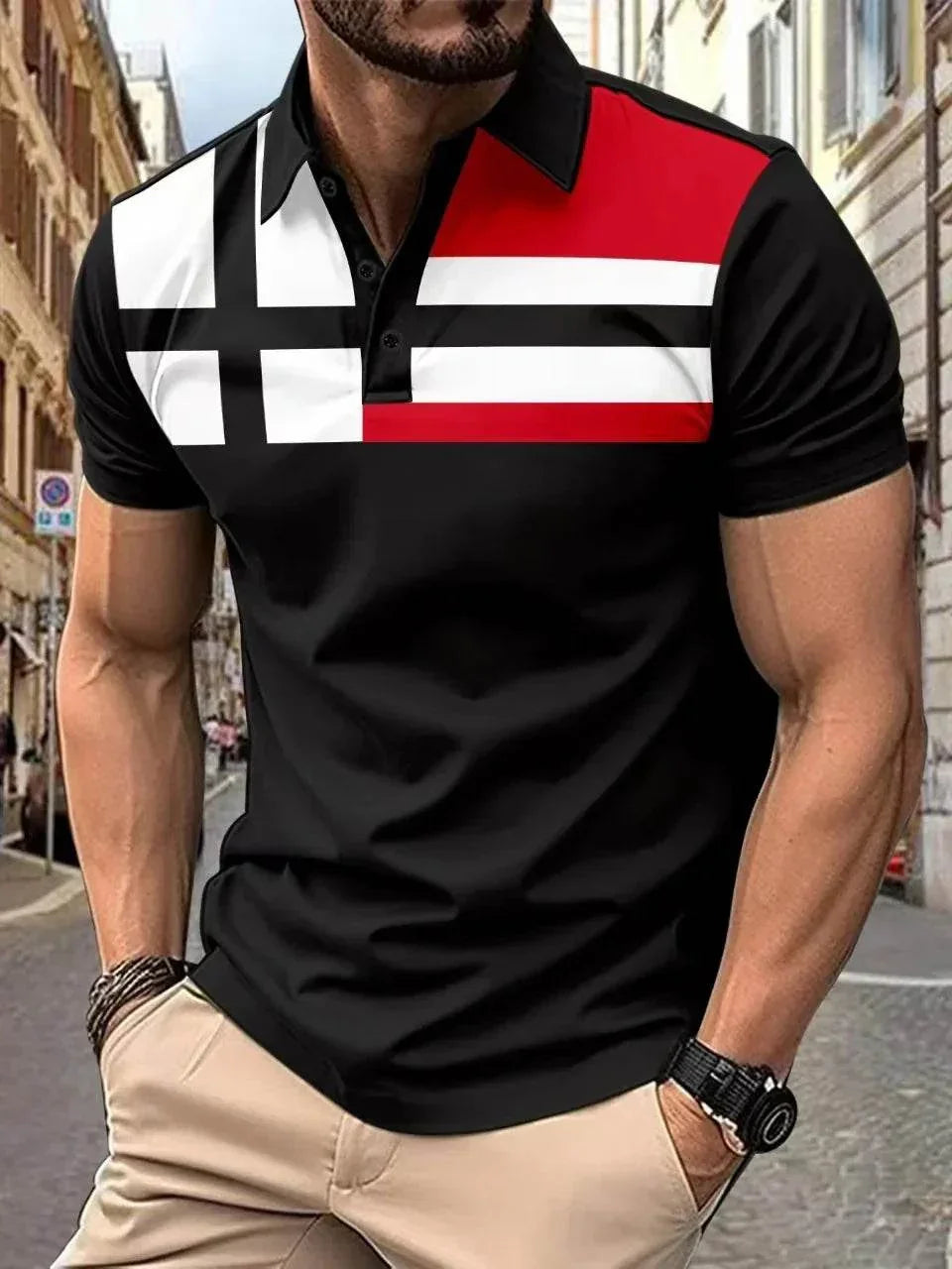Men’s Striped Casual Top – Stylish & Trendy, Shop Now! - ZA-Zola