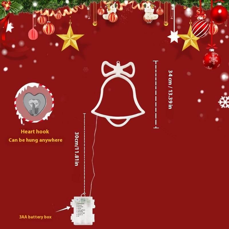 Christmas Bell Hanging Lamp Tree Decoration USB Light - ZA-Zola