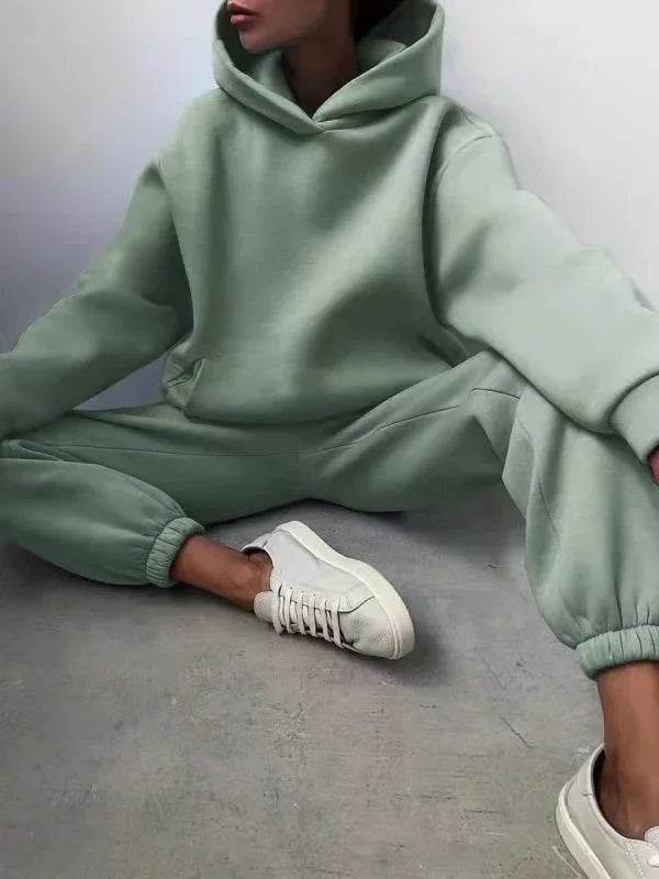 Women’s Hooded Sweater Tracksuit – Shop Now! - ZA-Zola