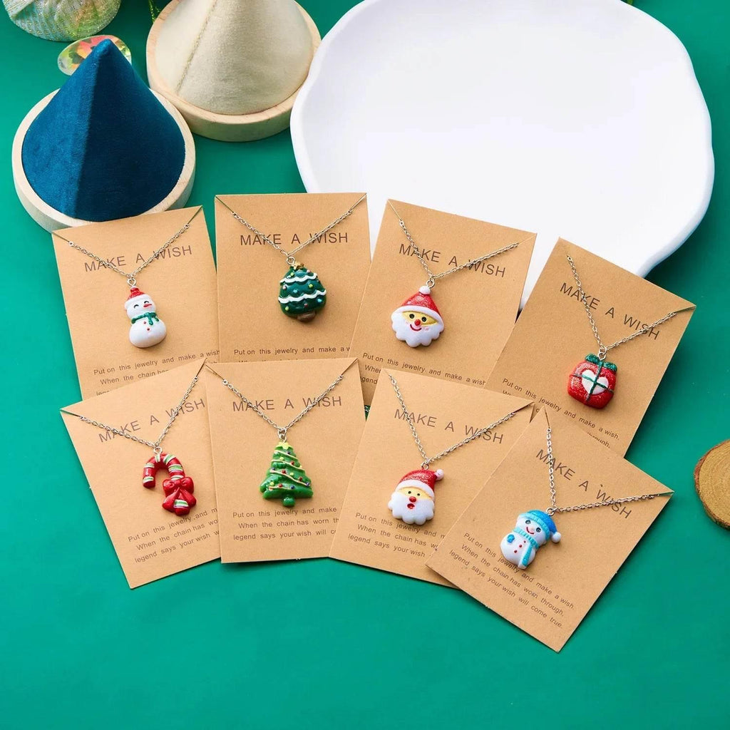 Shop Cute Cartoon Christmas Necklace – Festive Charm - ZA-Zola