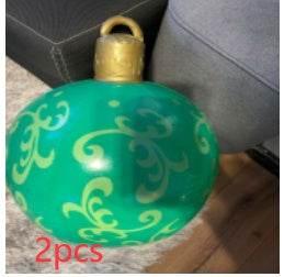 Inflatable Christmas Ornament Ball 60CM Outdoor PVC - ZA-Zola