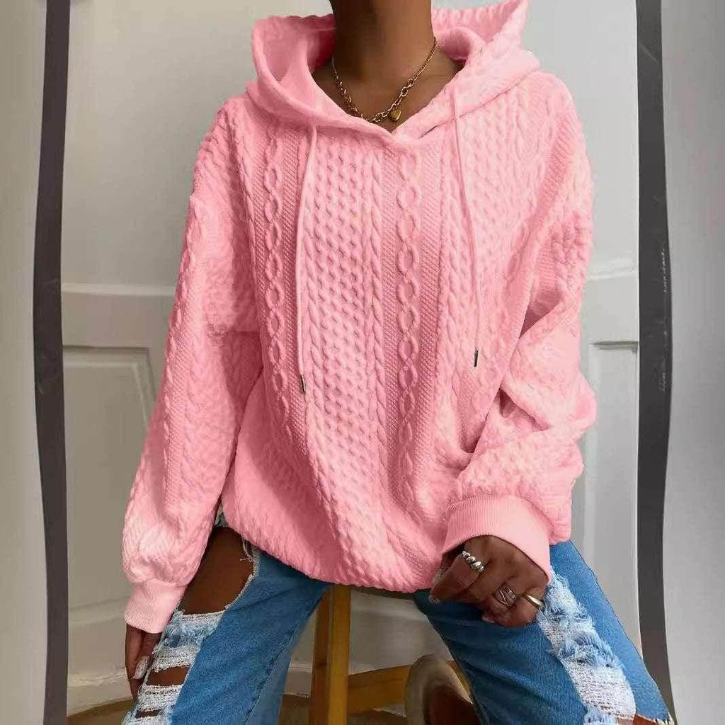 Women's Twist Pocket Hoodie – Casual & Cozy - ZA-Zola