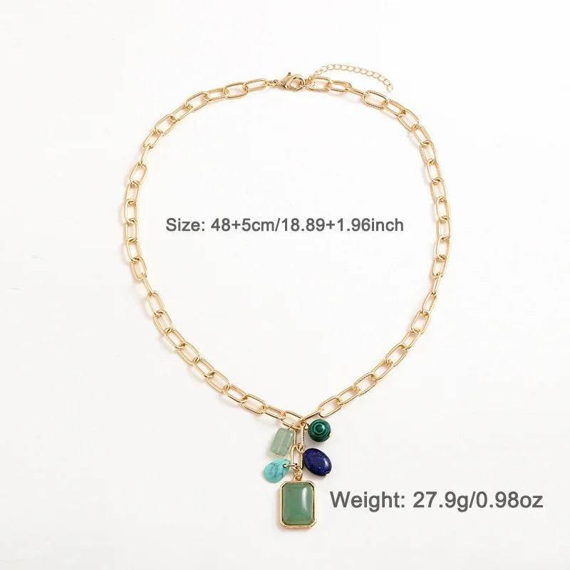 Lux Color Pendant Necklace for Women – Chic & Bold - ZA-Zola