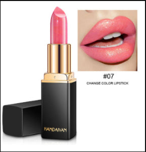 Handaiyan Metallic Color Changing Lipstick | Shiny Gilt Finish