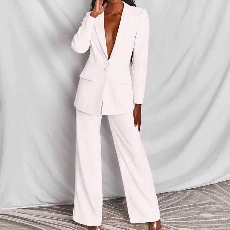 2pc Blazer & Pants Set – Women’s Spring Street Look - ZA-Zola