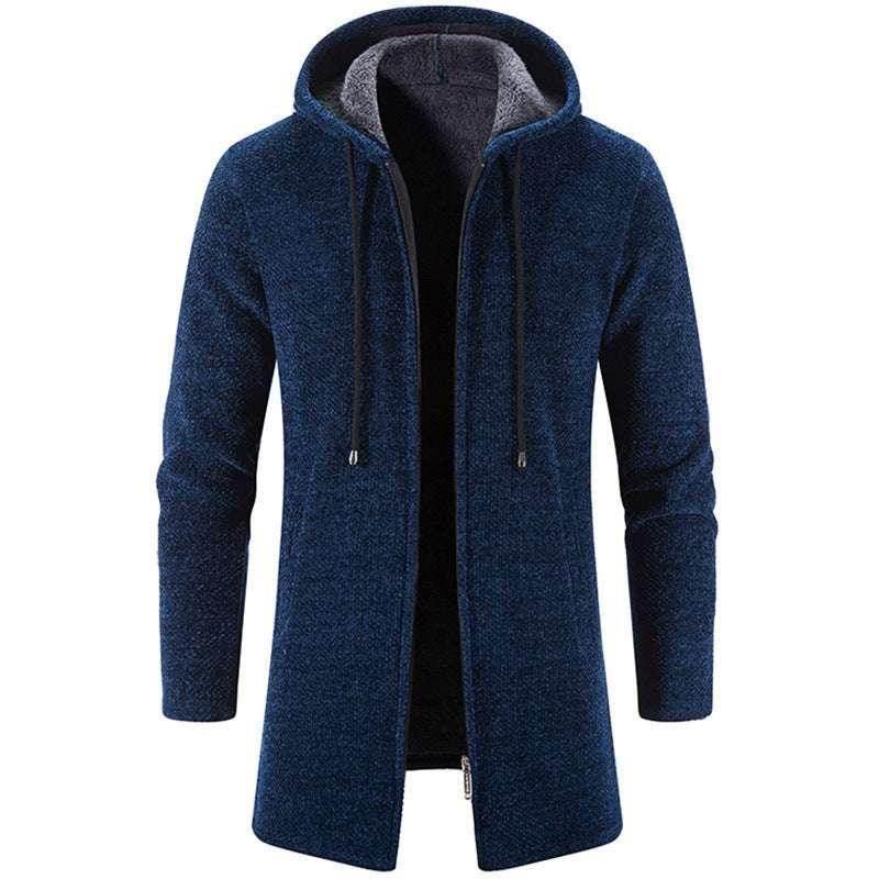 Men's Plus Fleece Cardigan - Trendy & Comfortable - ZA-Zola