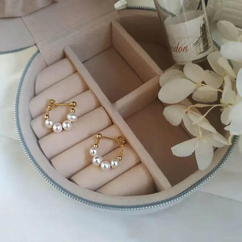 Non-Piercing Pearl Clip Earrings – Korean Style - ZA-Zola
