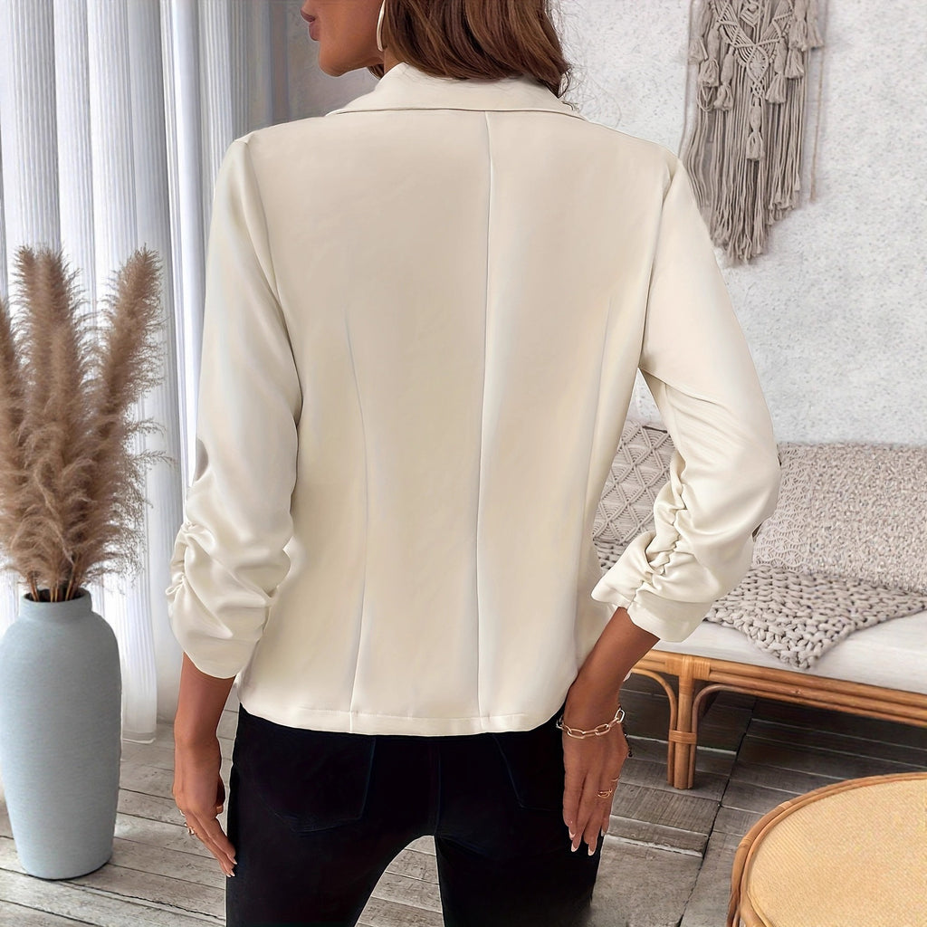 Women's Casual Pleated Blazer | ZA-Zola Fashion
