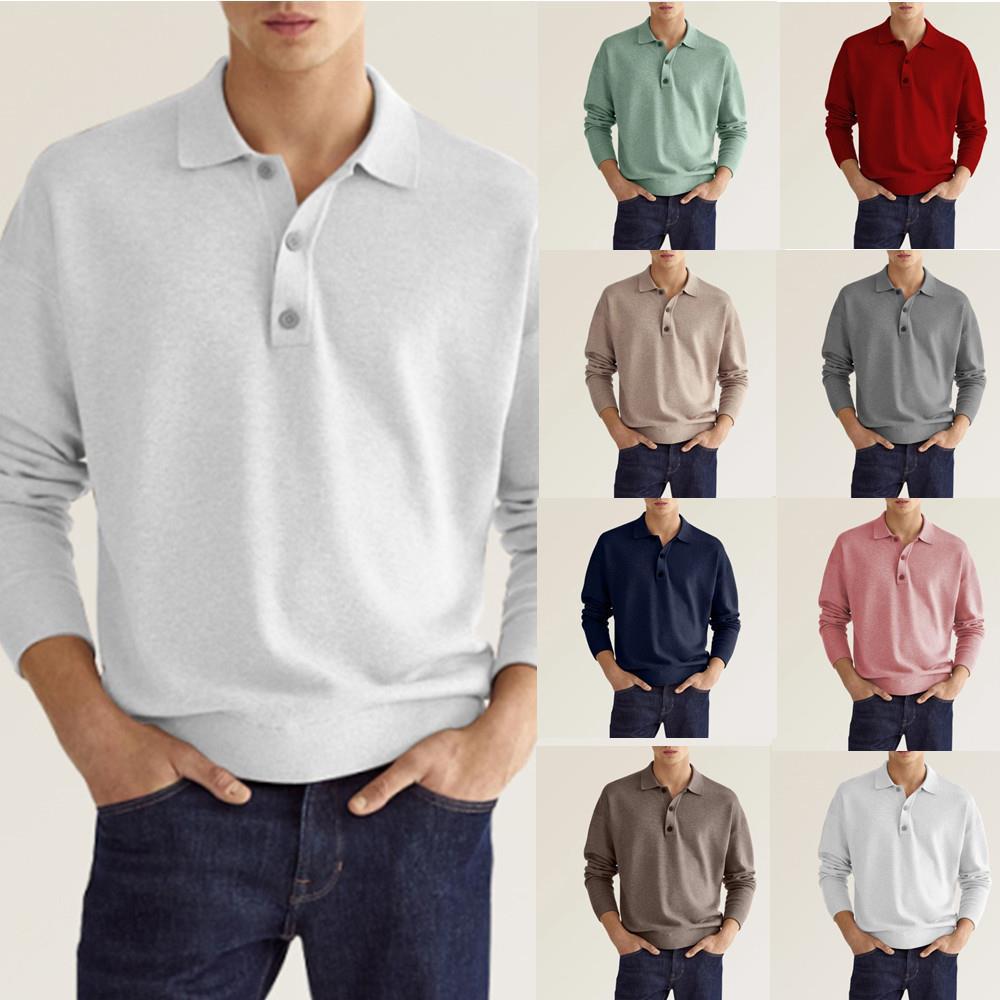 Men’s V Neck Polo Jacket Shirt | ZA-Zola