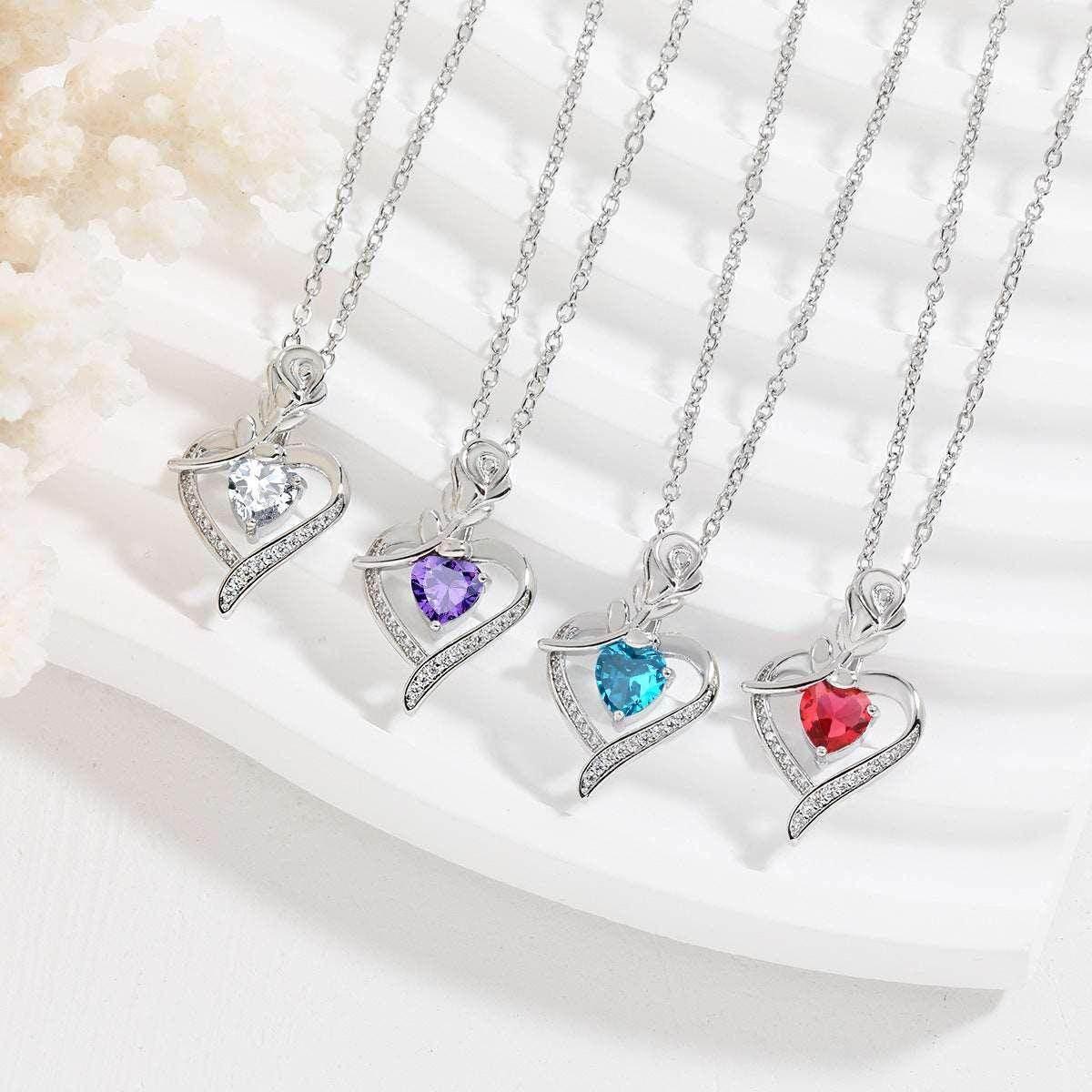 Shop Rose Heart Necklace – Timeless Love Gift! - ZA-Zola