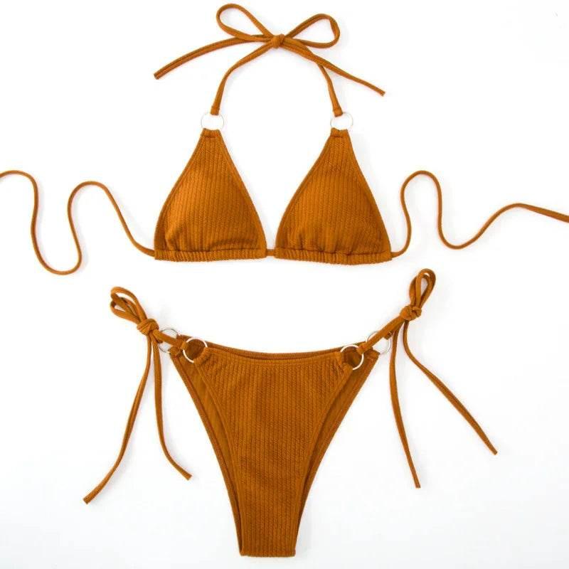 Sexy Bikini Set Summer Thong Swimsuit - ZA-Zola - ZA-Zola
