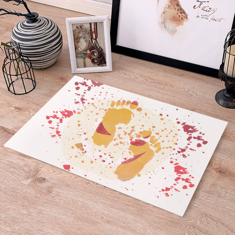 Halloween Color-Changing Foot Mat - White Bath Mat