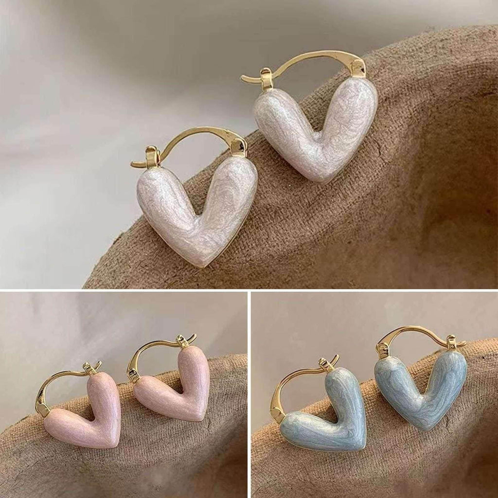 Heart Pendant Drop Earrings – Shop Summer Jewelry Now! - ZA-Zola