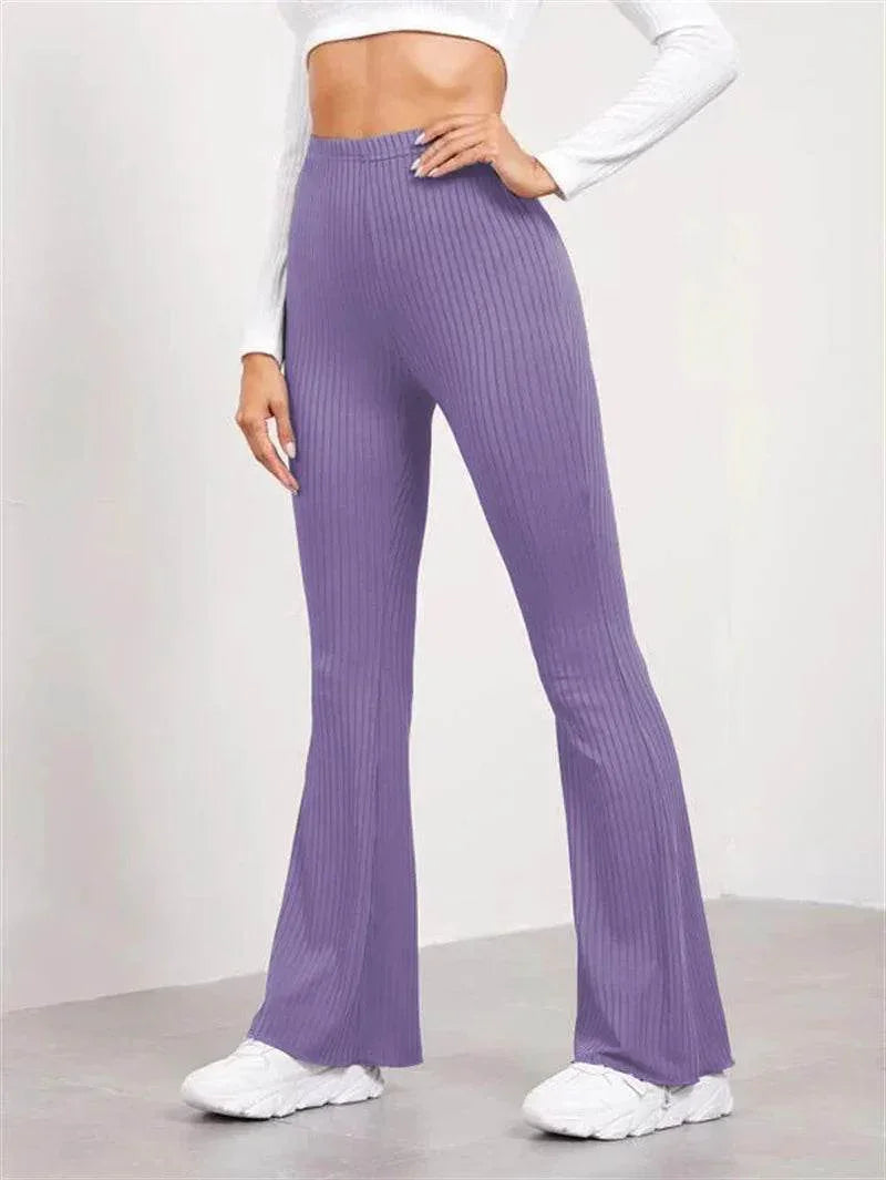 High Waist Yoga Pants – Tummy Control & Medium Elastic - ZA-Zola