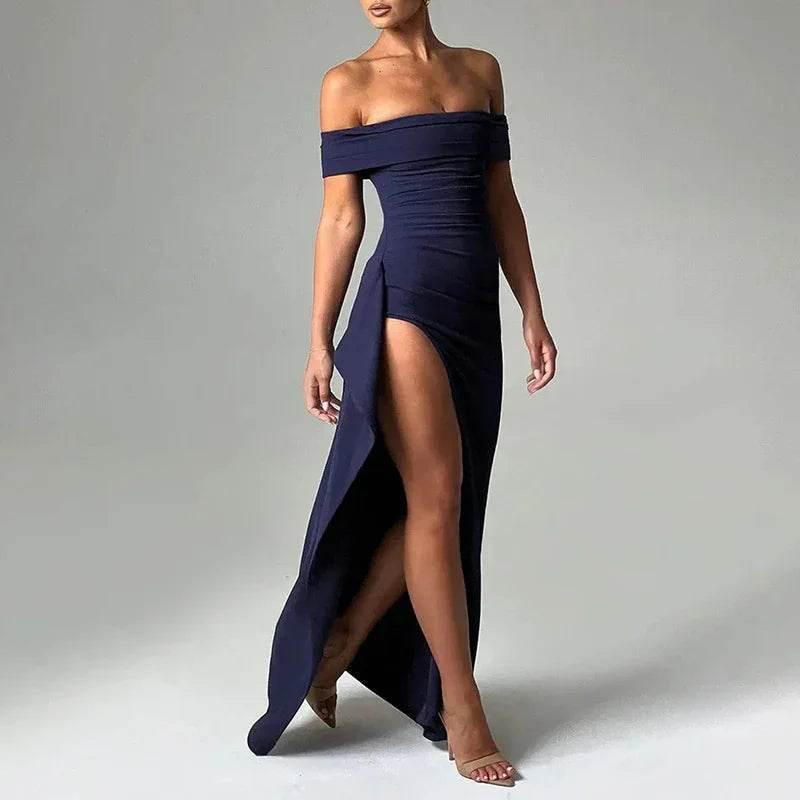 Slim Split Sleeveless Dress – Minimal Chic Look - ZA-Zola