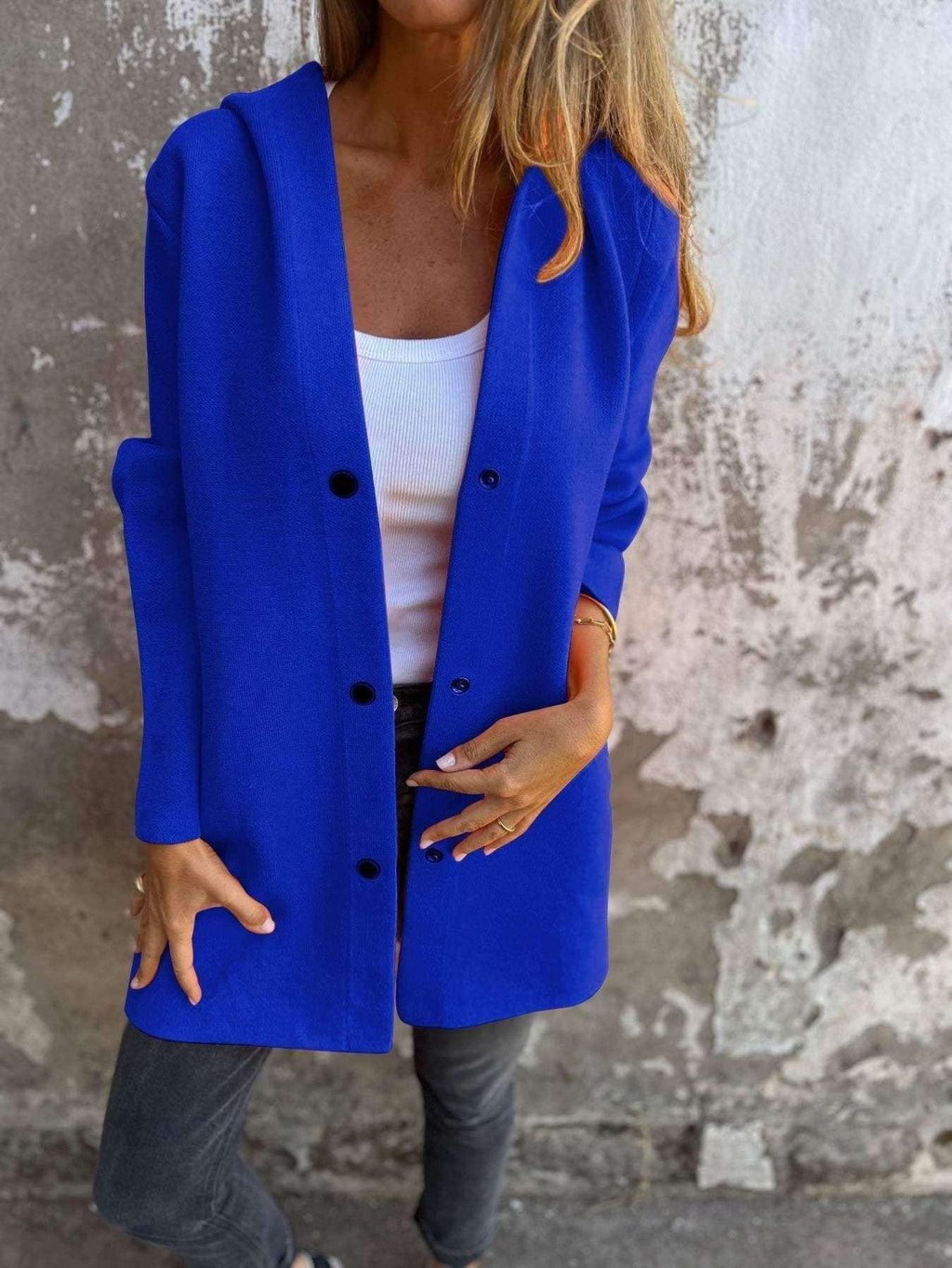 Women Hooded Cardigan Jacket – Casual Loose Fit Coat - ZA-Zola