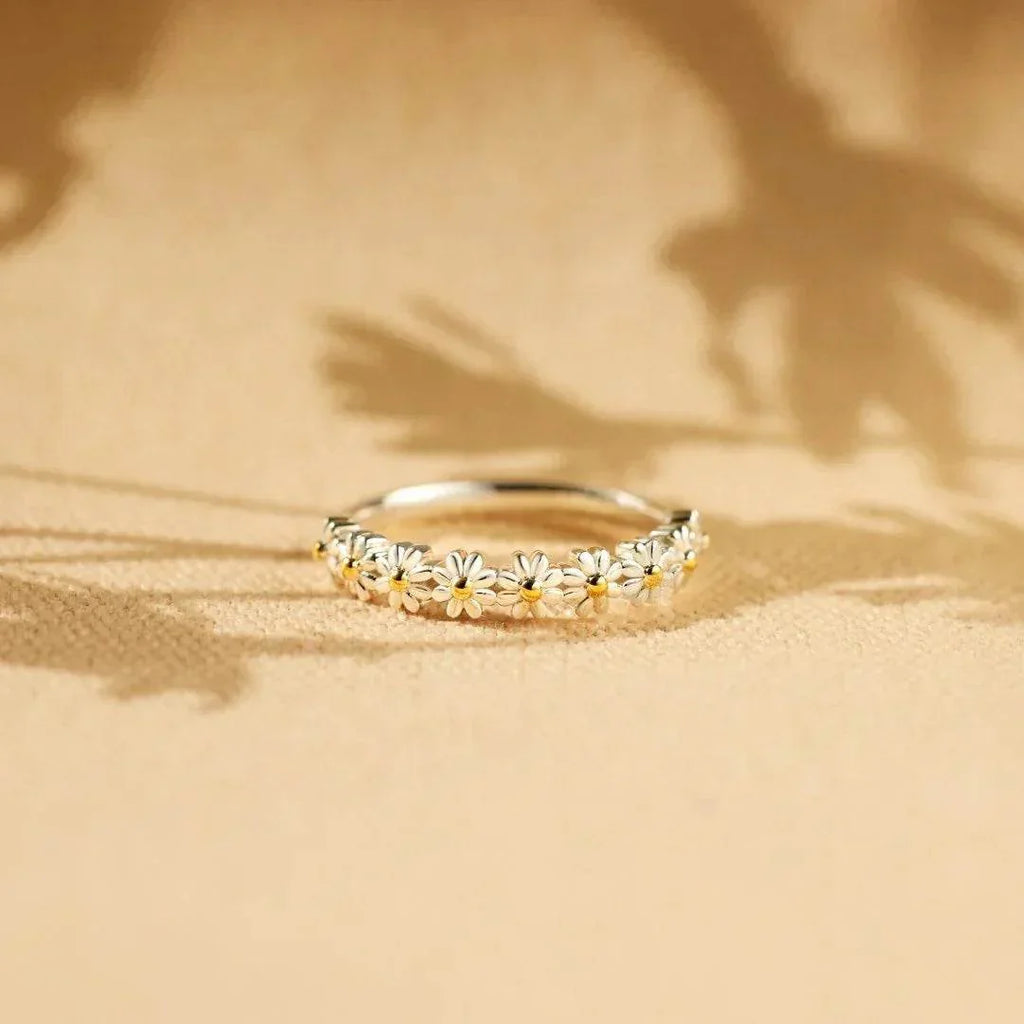 S925 Sterling Silver Daisy Ring for Women - ZA-Zola