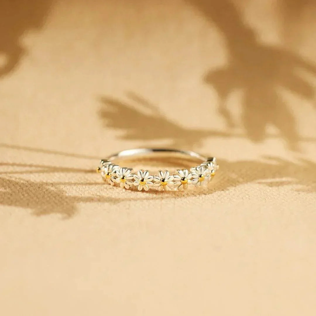 S925 Sterling Silver Daisy Ring for Women - ZA-Zola