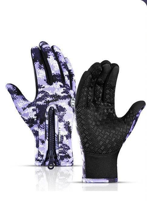 Winter Gloves Touch Screen Waterproof Motorcycle Fleece Gloves - ZA-Zola