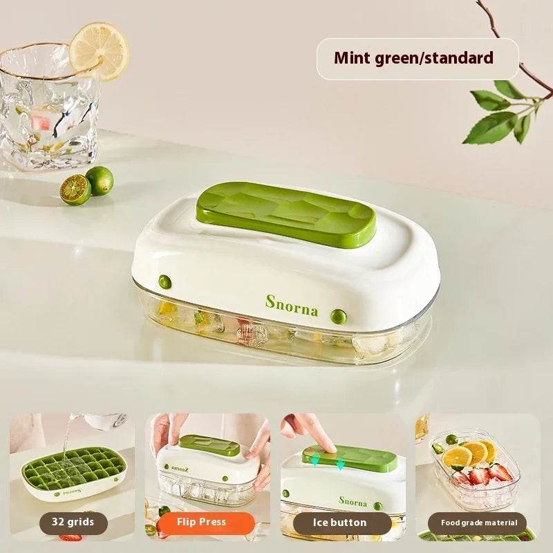 Food Grade Ice Tray with Lid – Press and Release Mold - ZA-Zola
