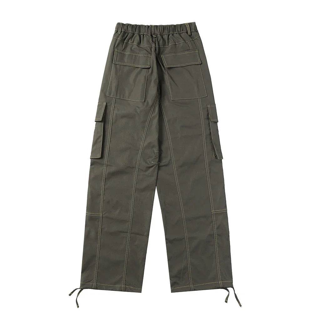 Men's Multi-pocket Loose Cotton Overalls - ZA-Zola
