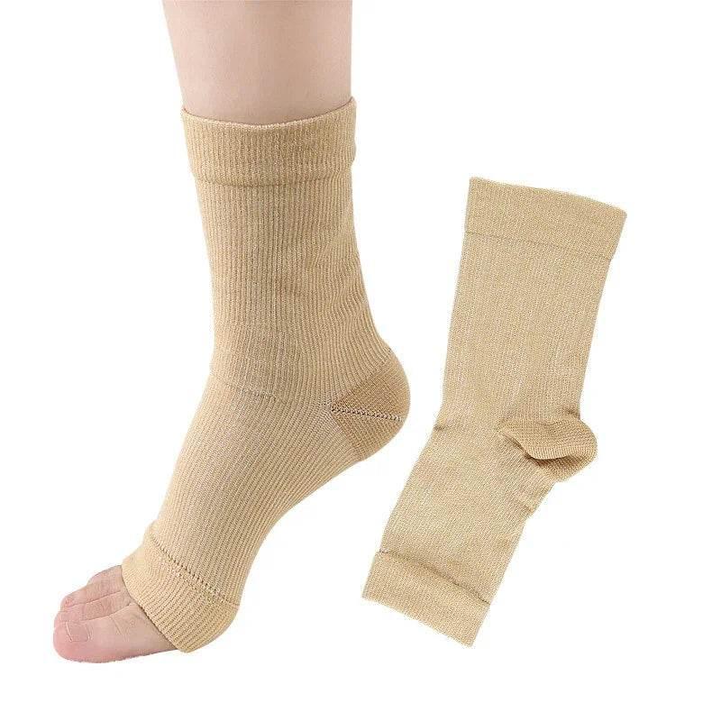 Compression Foot Sleeve Socks for Sports & Swelling Relief - ZA-Zola