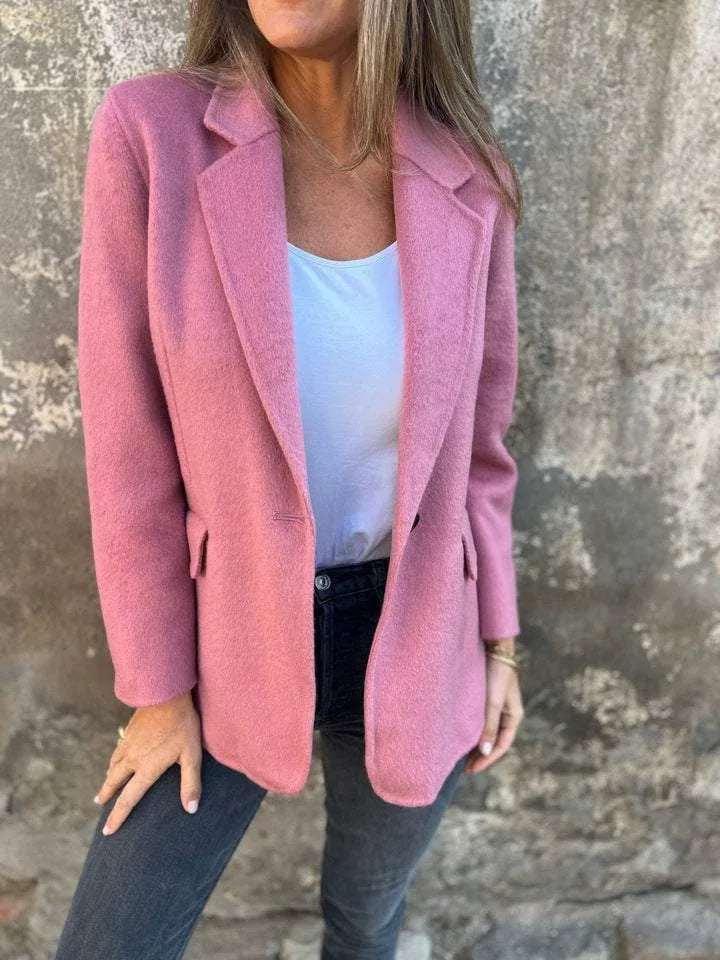 Short Blazer Jacket Women Winter Commuter - ZA-Zola