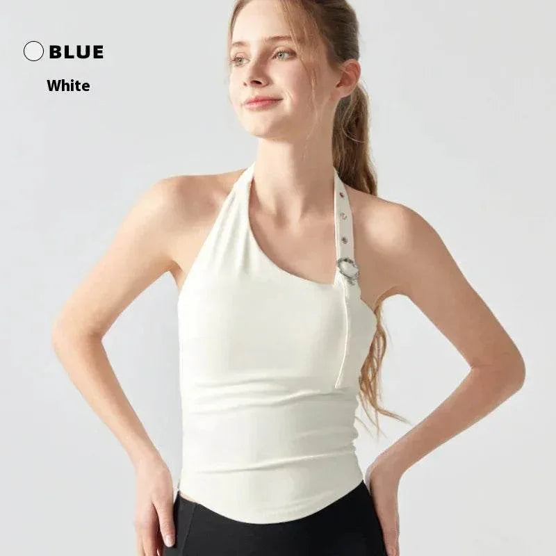 Women's Halter Sports Bra – Padded & Supportive! - ZA-Zola