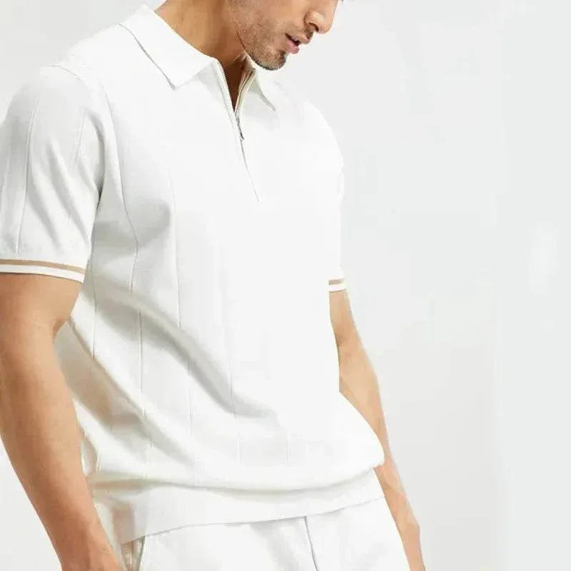 Men’s Polo Shirt – Summer Zipper T-Shirt, Shop Now! - ZA-Zola