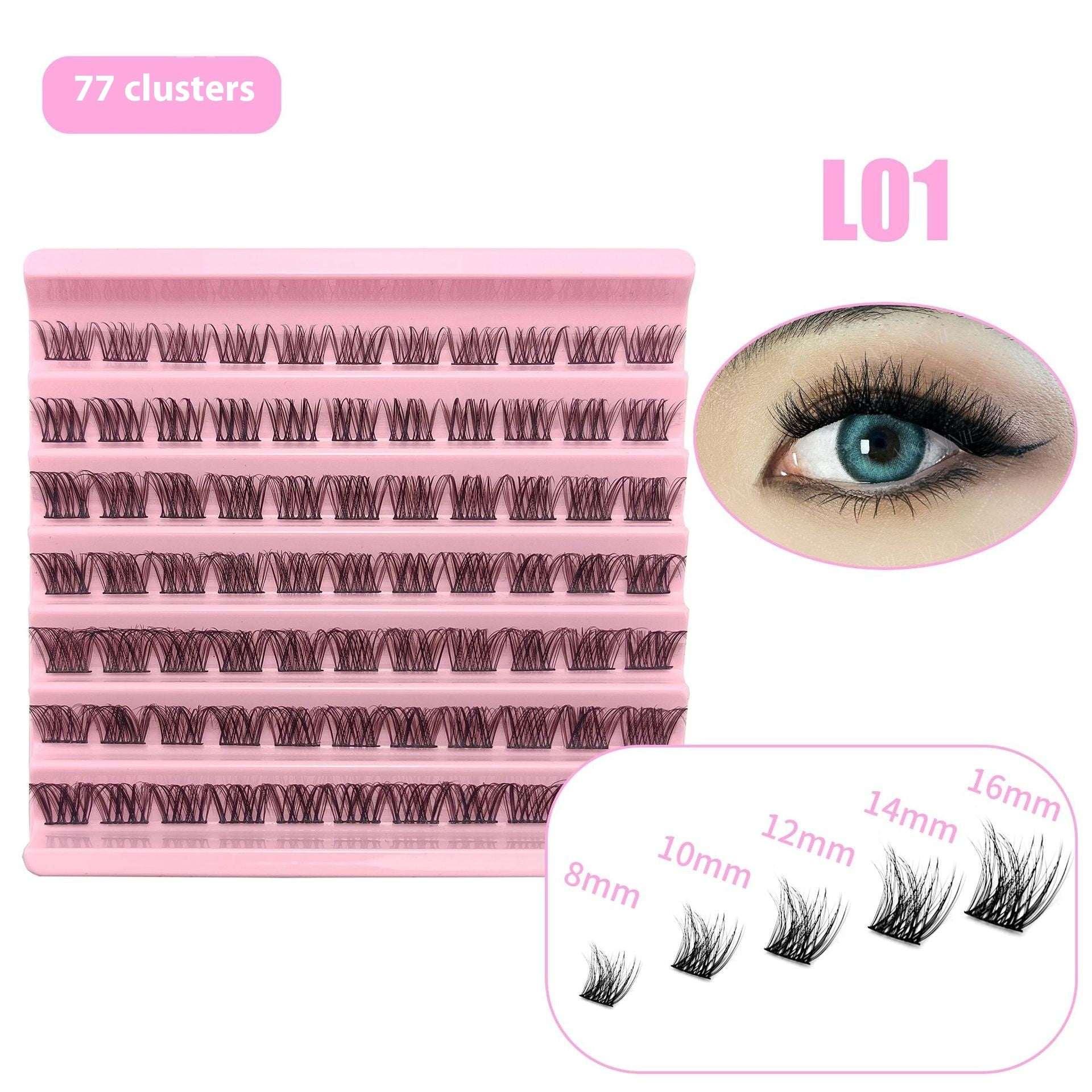 5D Messy False Eyelashes – Thick Hot Melt Volume - ZA-Zola