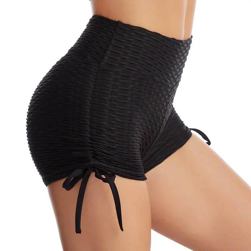Drawstring Butt Lift Gym Shorts – Women’s Workout Wear - ZA-Zola