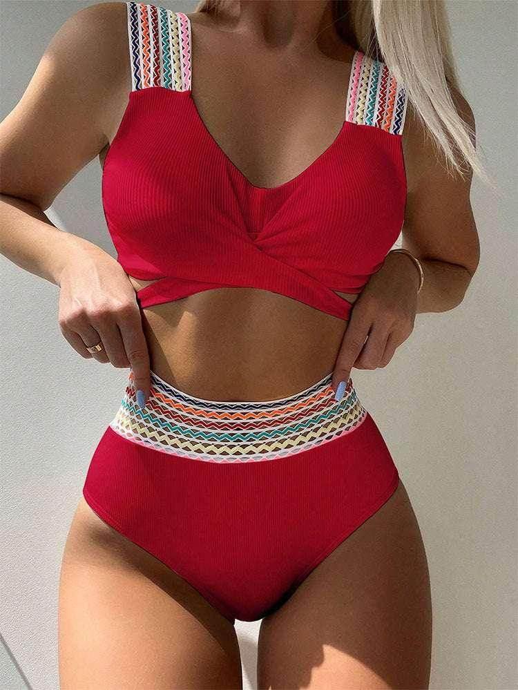 Slim Fit Triangle Bikini Set – Backless Style - ZA-Zola