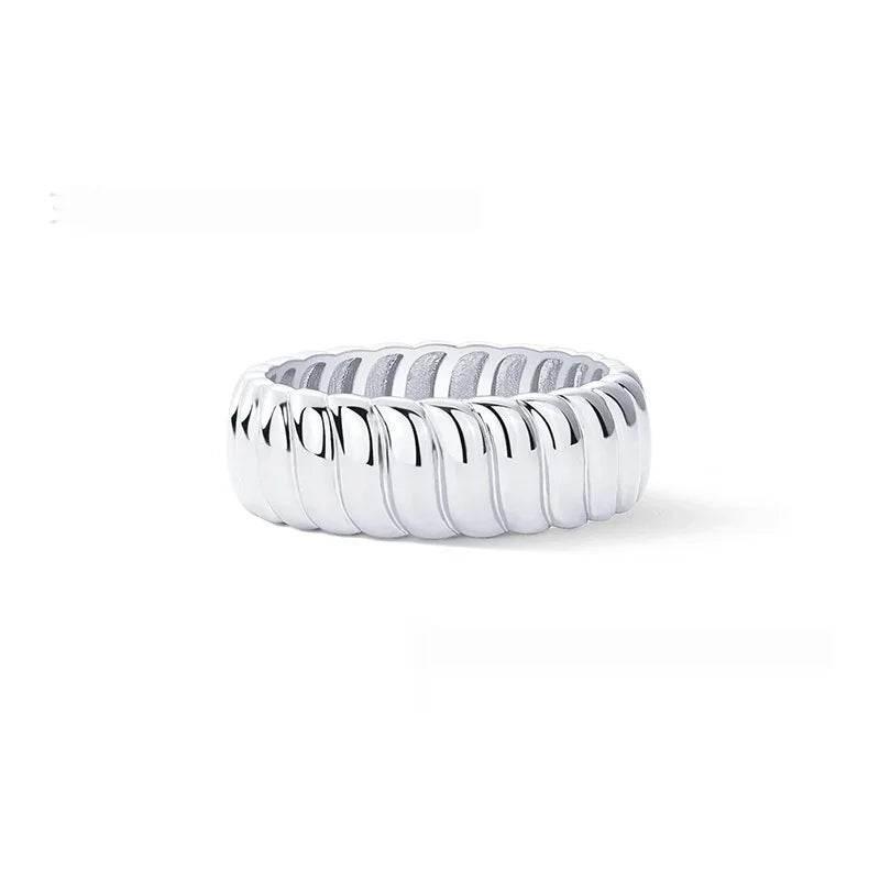 Personalized Abstract Titanium Steel Ring - ZA-Zola