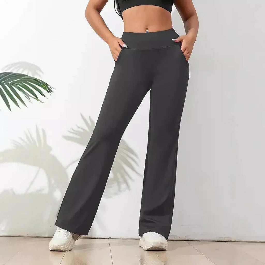 Wide-Leg Sport Pants – Chill Fit, Big Stretch - ZA-Zola
