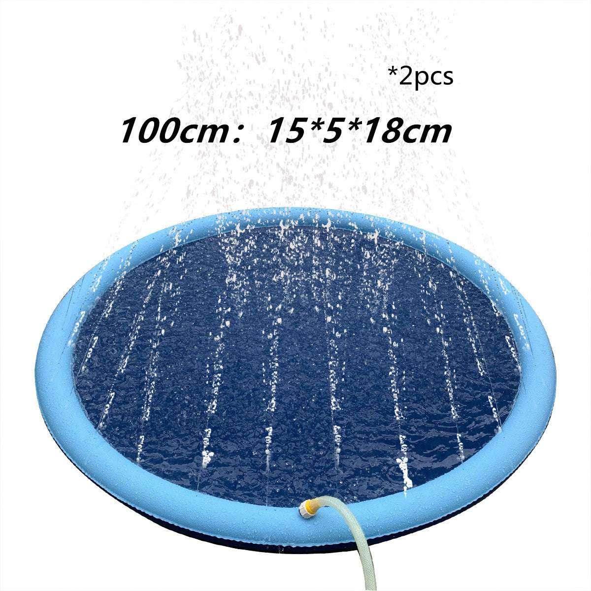 Non-Slip Splash Pad for Kids & Pets – 150cm Fun - ZA-Zola