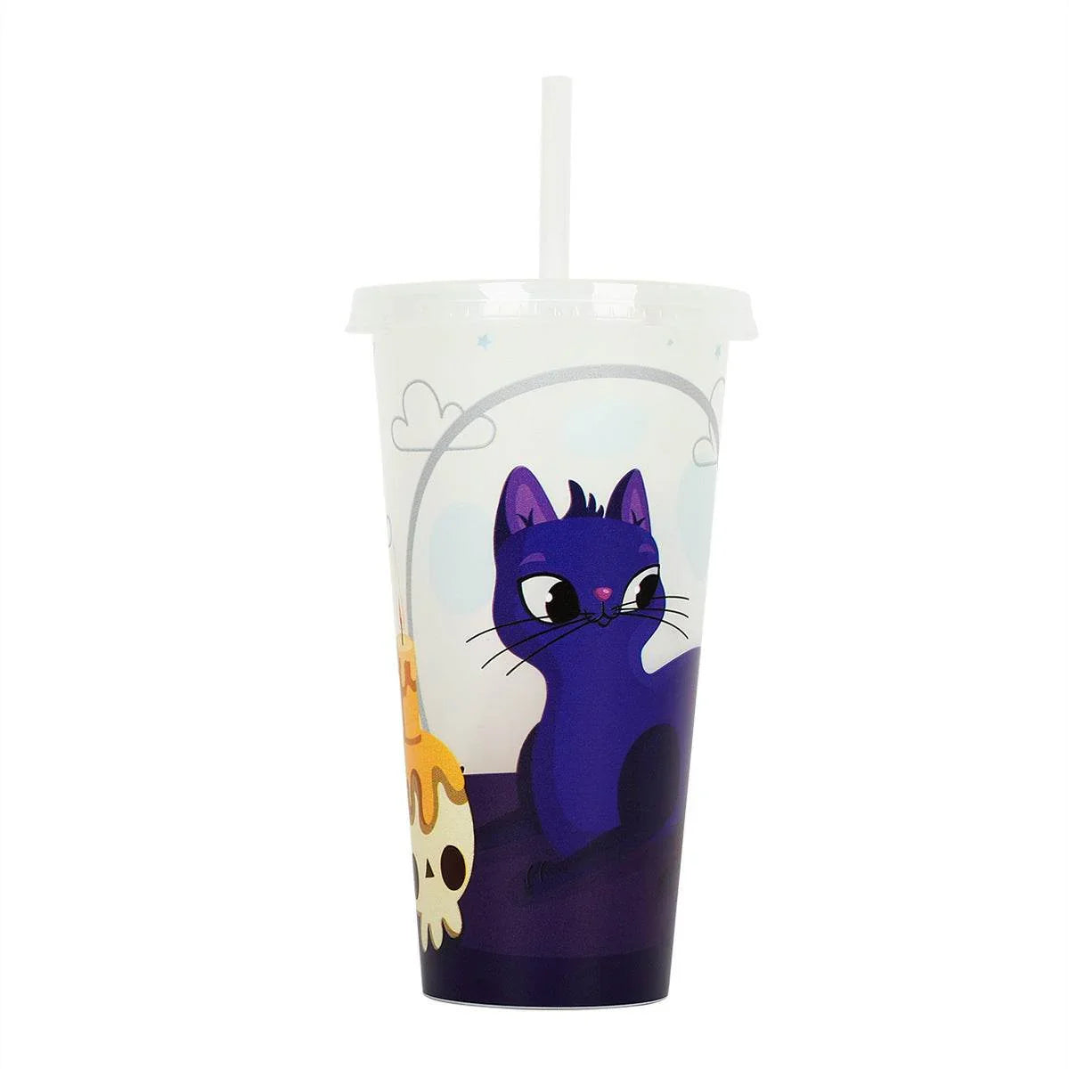 ZA-Zola 720ml Halloween Luminous Straw Cup - ZA-Zola